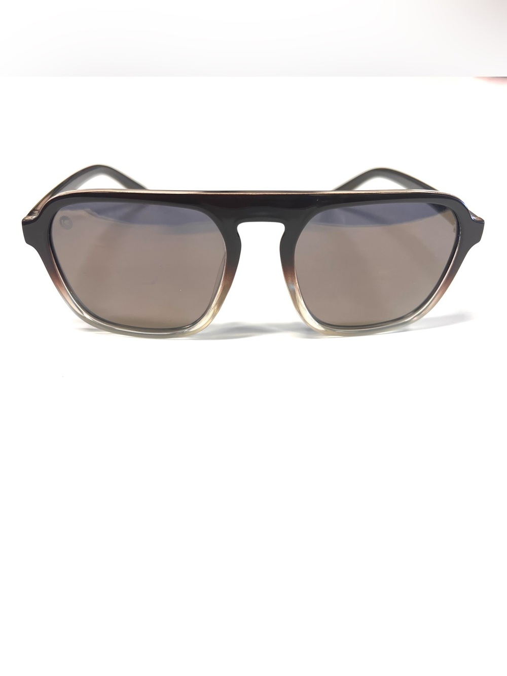 Knockaround Pacific Palisades Sunglasses Brown Fade Lens Aviator Mens